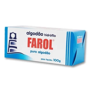 Algodão Hidrófilo Caixa 100g Farol