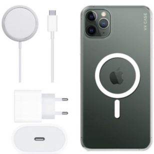 Case Magnética IPhone MagSafe + Carregador Turbo Cabo e Fonte Tipo C IPhone