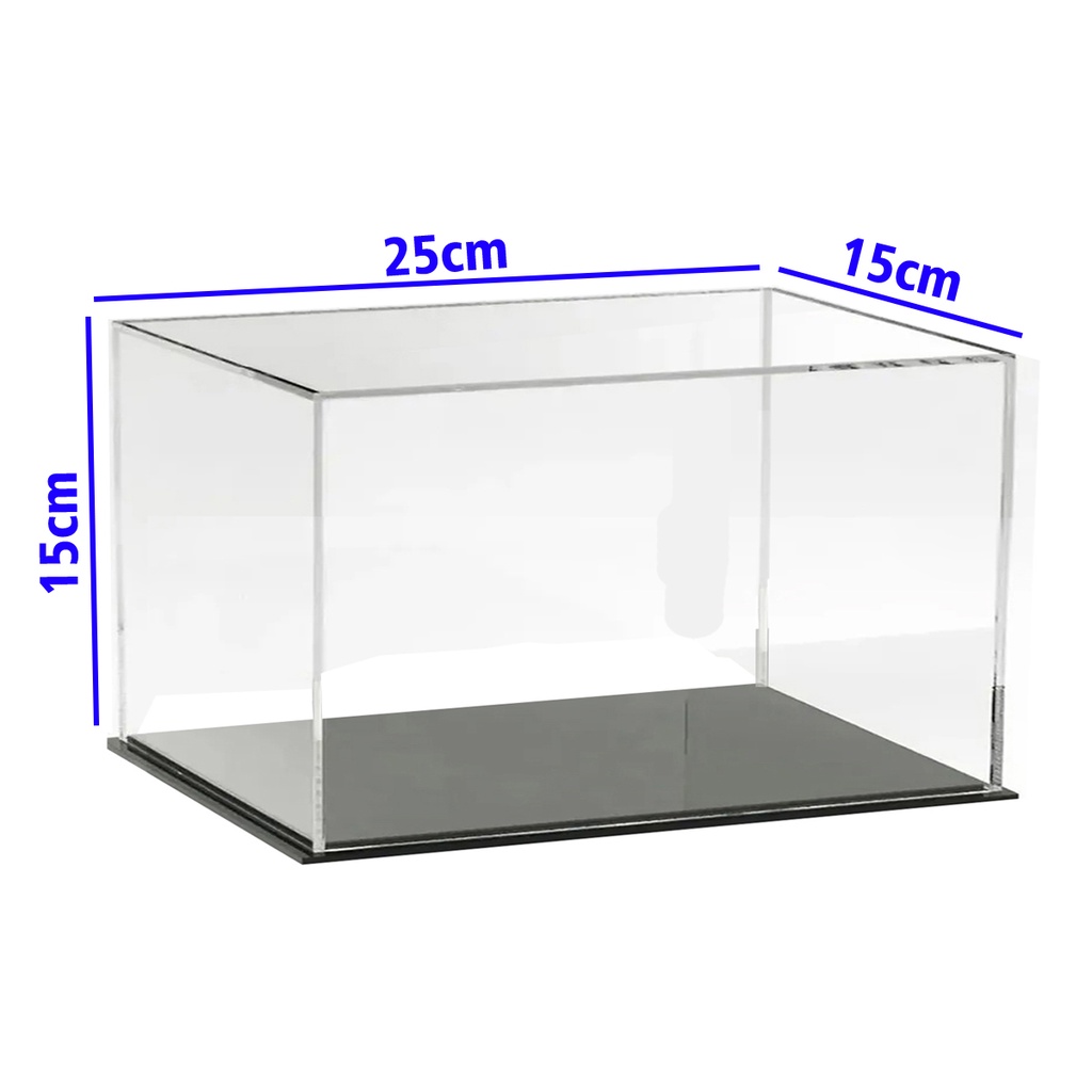Expositor Caixa Acrílica Para Coleção Vitrine 25x15x15(a)cm