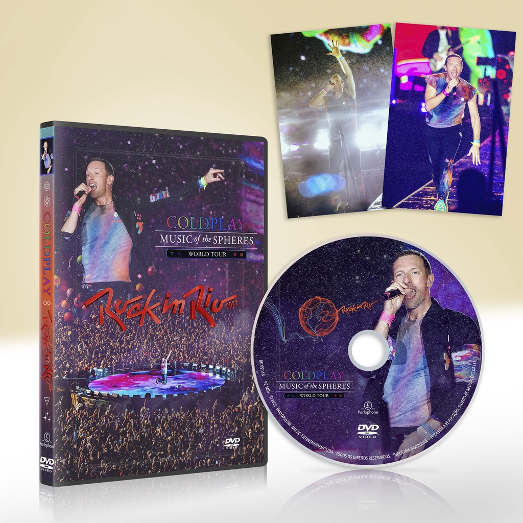 LEGENDADO Coldplay - Rock In Rio 2022 (Blu-ray + DVD) | Shopee Brasil