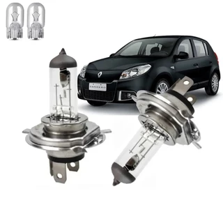 Lampadas Renault Sandero 2007 2008 2009 2010 2011 2012 2013