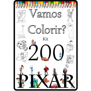 Kit 100 Desenhos Para Pintar E Colorir - Tema Meninas - Folha A4 ! 2 Por  Folha! - #0017