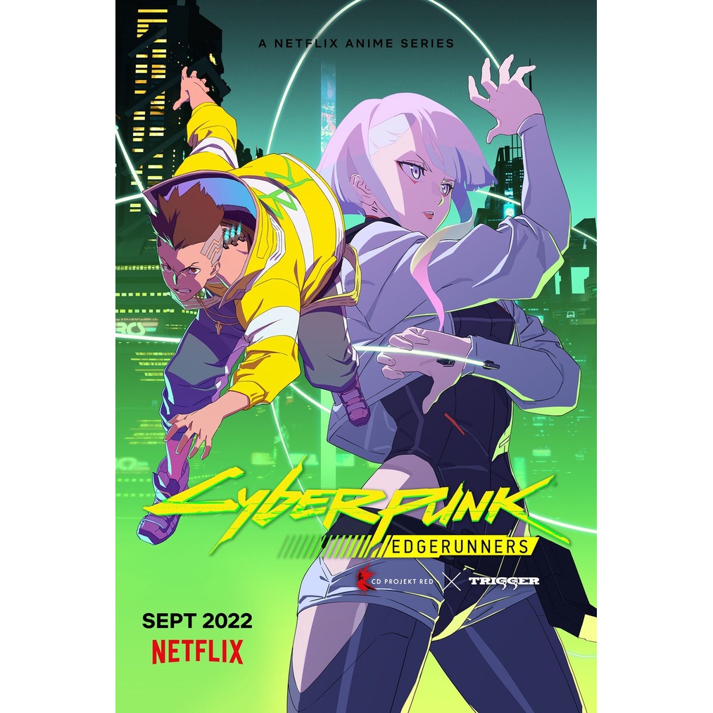 Cyberpunk: Mercenários': Anime da Netflix ganha BELÍSSIMO cartaz
