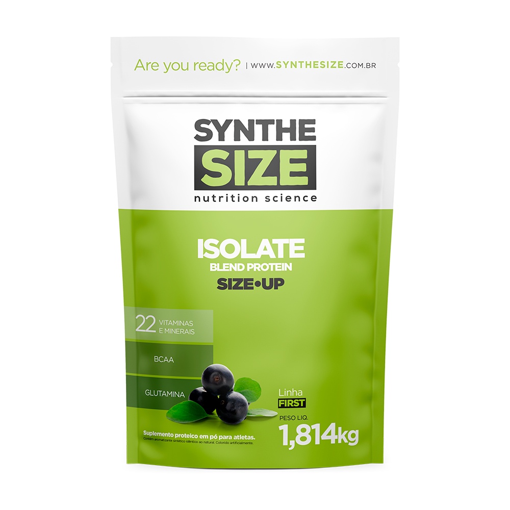 Whey Isolate Blend Protein Refil Stand Pouch 1,8kg (1.814g) – Synthesize
