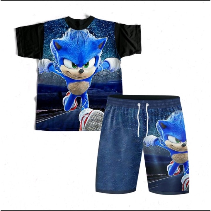 Siyarar Kids Conjunto de cama Sonic The Hedgehog para meninos