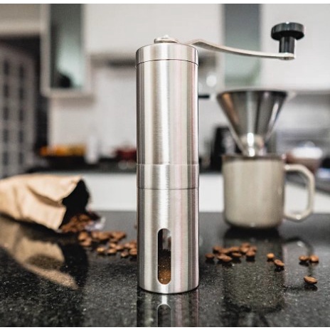 Moedor De Café Manual Triturador De Grãos Portátil Com Ajust