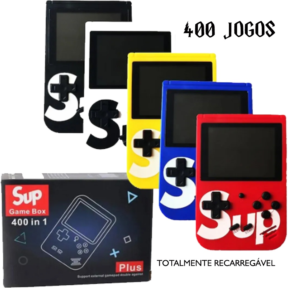 Mini Vídeo Game Portátil De Mão 400 Jogos Retro