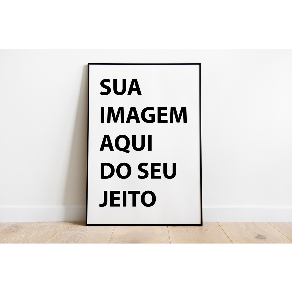 quadro ou placa decorativa personalizada