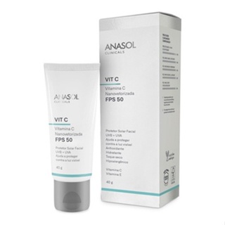 Protetor Solar Facial Com Vitamina C Fps50 Anasol Clinicals