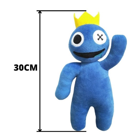 Pelúcia Azul Babão Rainbow Friends Roblox Monstro Blue 30cm