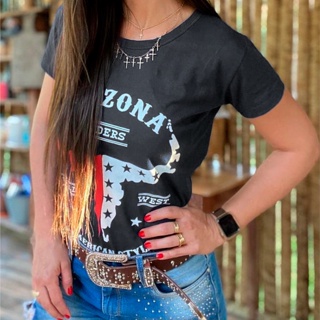 Blusinha Cores Lindas Arizona Estilo COuntry Promoção