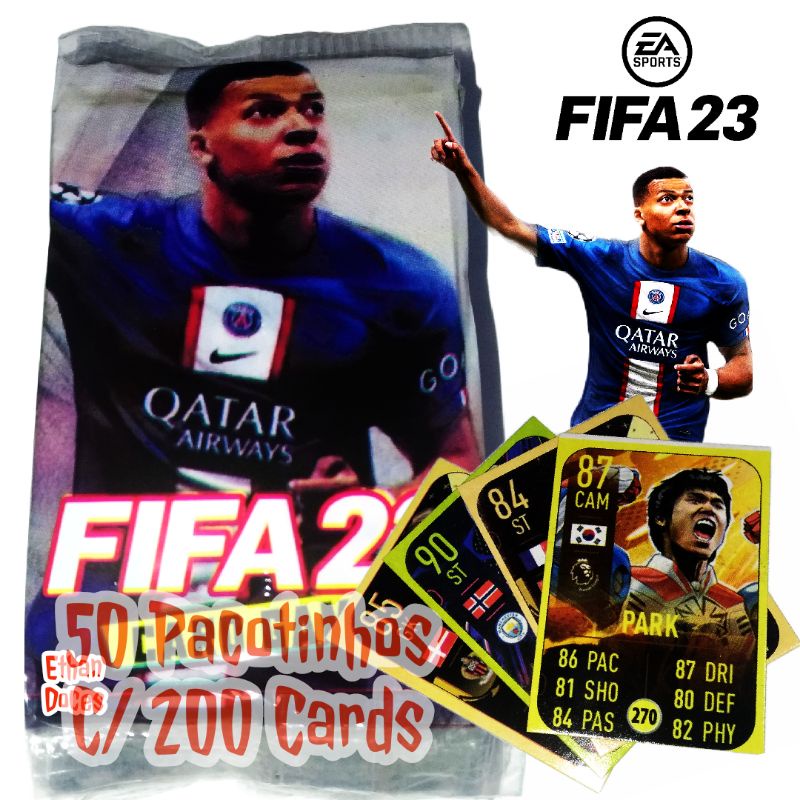 KIT CARD, CARTINHA FIFA 23 DE JOGAR BAFO