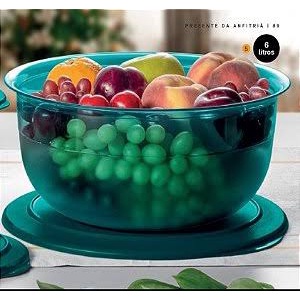 TIGELA CRISTAL 6L VERDE MISTÉRIO - TUPPERWARE | Shopee Brasil