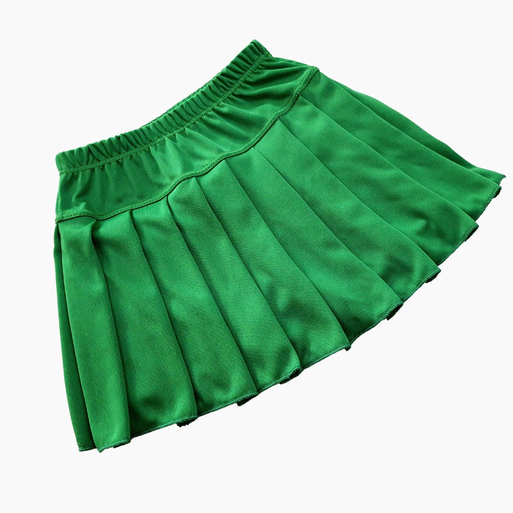 Shorts Saia Escolar Infantil Com Pregas 100% Poliester Várias