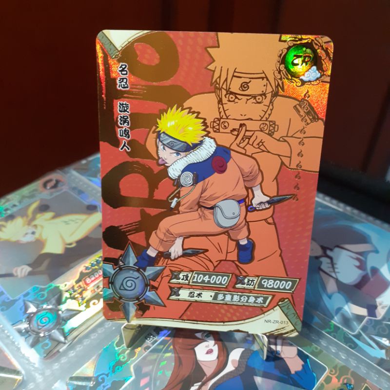 Naruto Shippuden Kayou Card Game ZR Raro TCG 1° Edição Original