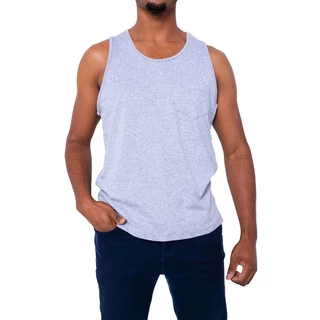 Camiseta Masculina Sem Mangas Com Bolso Para Exercícios
