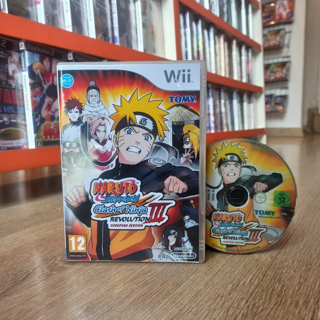 Naruto Shippuden Clash Of Ninja Revolution 3 Wii Shopee Brasil 1336