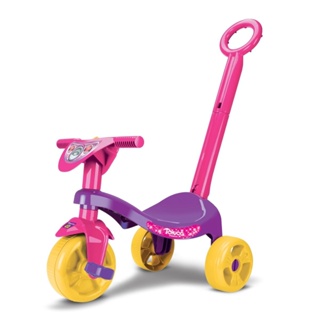 Ditudotem Triciclo Infantil Velotrol Bebe Motoca Roxo Brinquedo Menina Com  Cestinha Velocípede Motoquinha Magic Toys