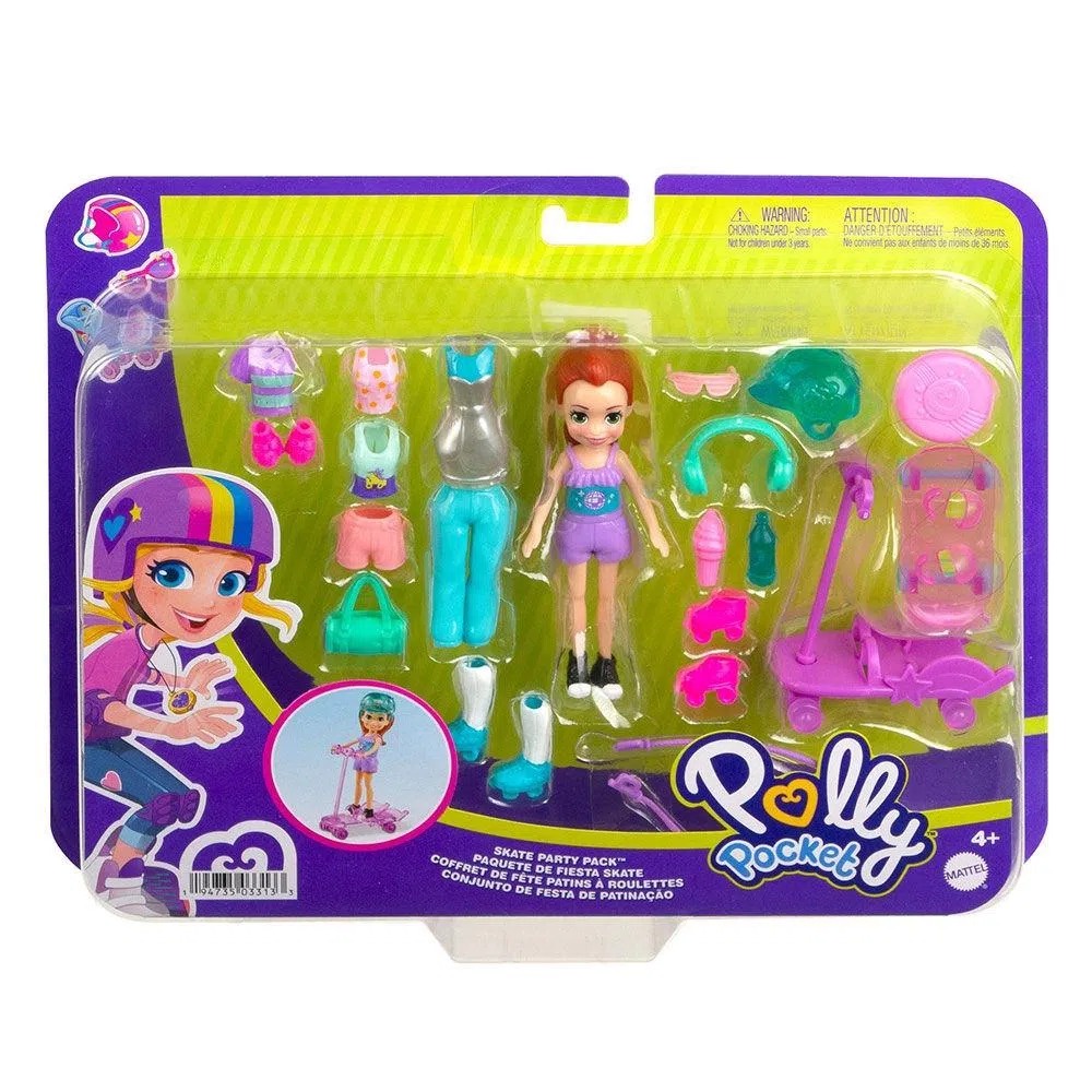 Conjunto Bonecas e Cenário - Polly Pocket - Máquina de Moda Doce - Mattel