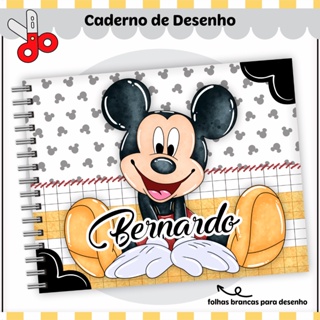 Caderno Mickey Lançamento 2024
