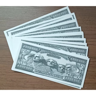RP071 - Lote com 20 Cédulas Fantasia de 1 Milhão de Dólares