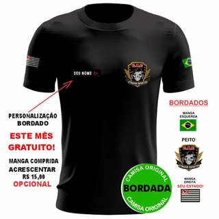 Camisa Atirador Esportivo CAC - Modelo 2023 - Com BORDADOS no Peito e Mangas + Nome Bordado - OFERTA 01