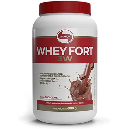 Whey Fort 900g 3W Proteina Isolado / Concentrado – Vitafor