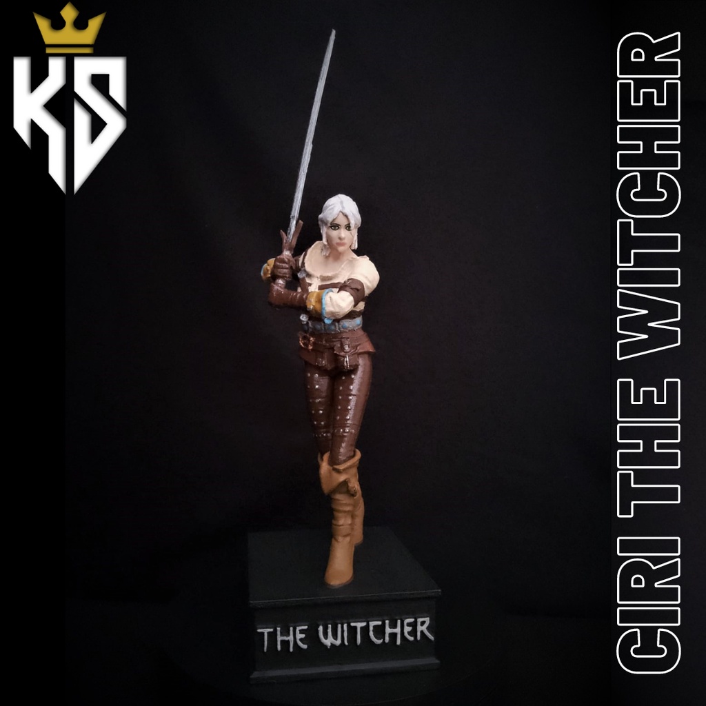 Ciri, TheWitcher 3! Action Figure! (Decoração, Colecionável).
