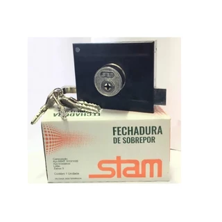Fechadura Portão Stam 4 Chaves Tetra Soprepor