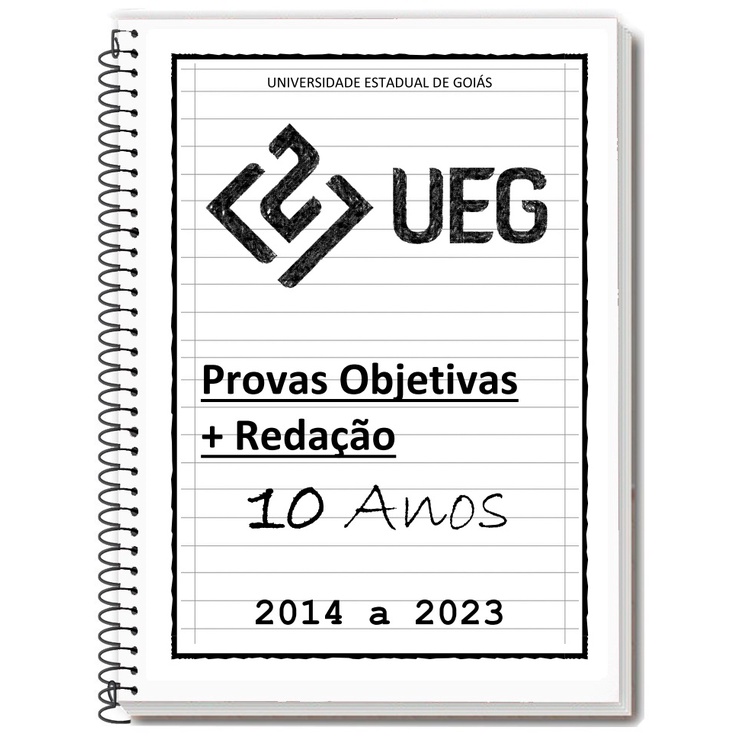 UEG 2023/2024 Apostila de Provas + Gabarito + Folhas de Redação