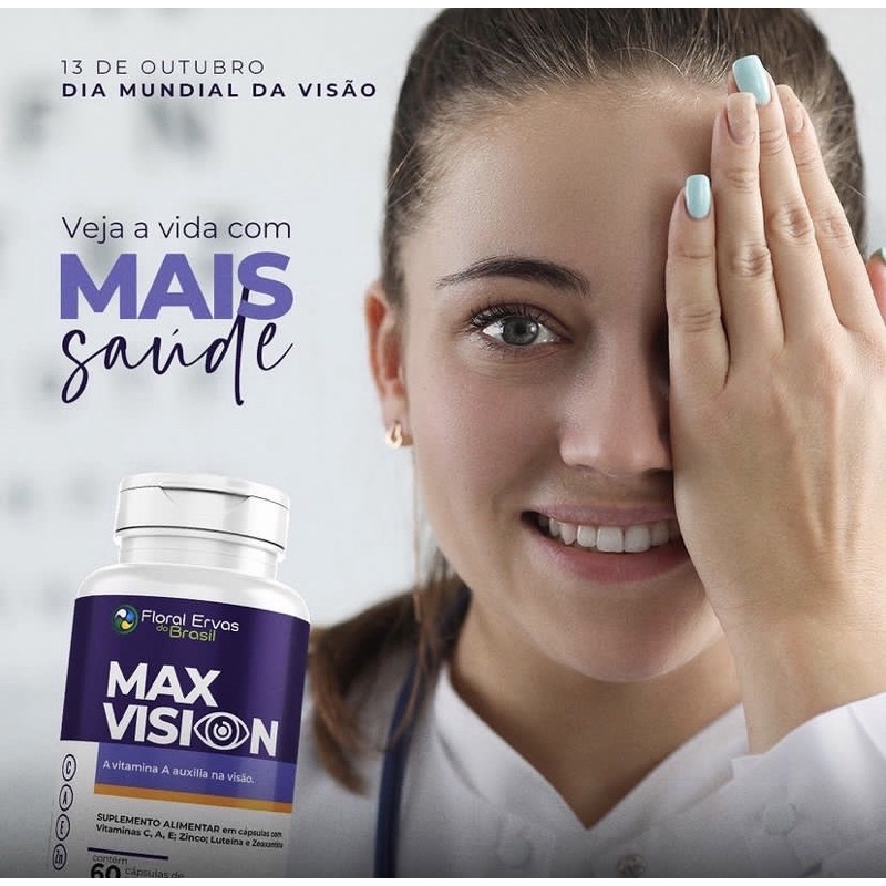 Max Vision 60 cáps (350mg) Shopee Brasil