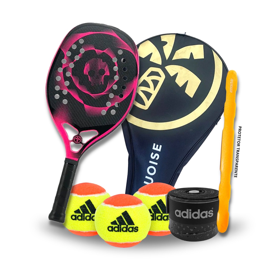 Raquete Beach Tennis Carbono 12k Total Pro Sunset + Capa