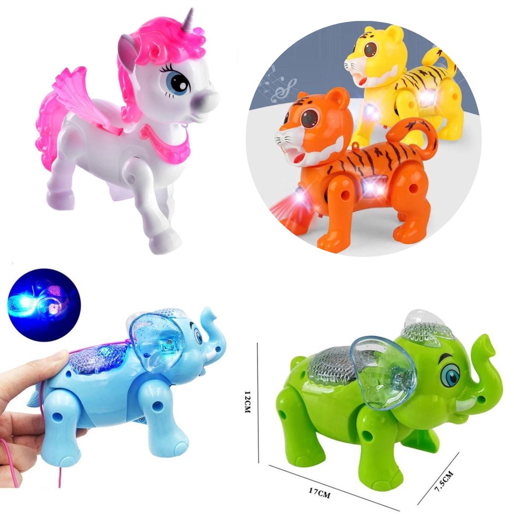 UNICORNIO De Brinquedo C/ Som Luz Musical Anda PONEI CAVALO | Shopee Brasil