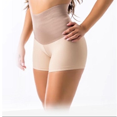 Cinta Modeladora Abdominal Feminina tres fechos -preta M em