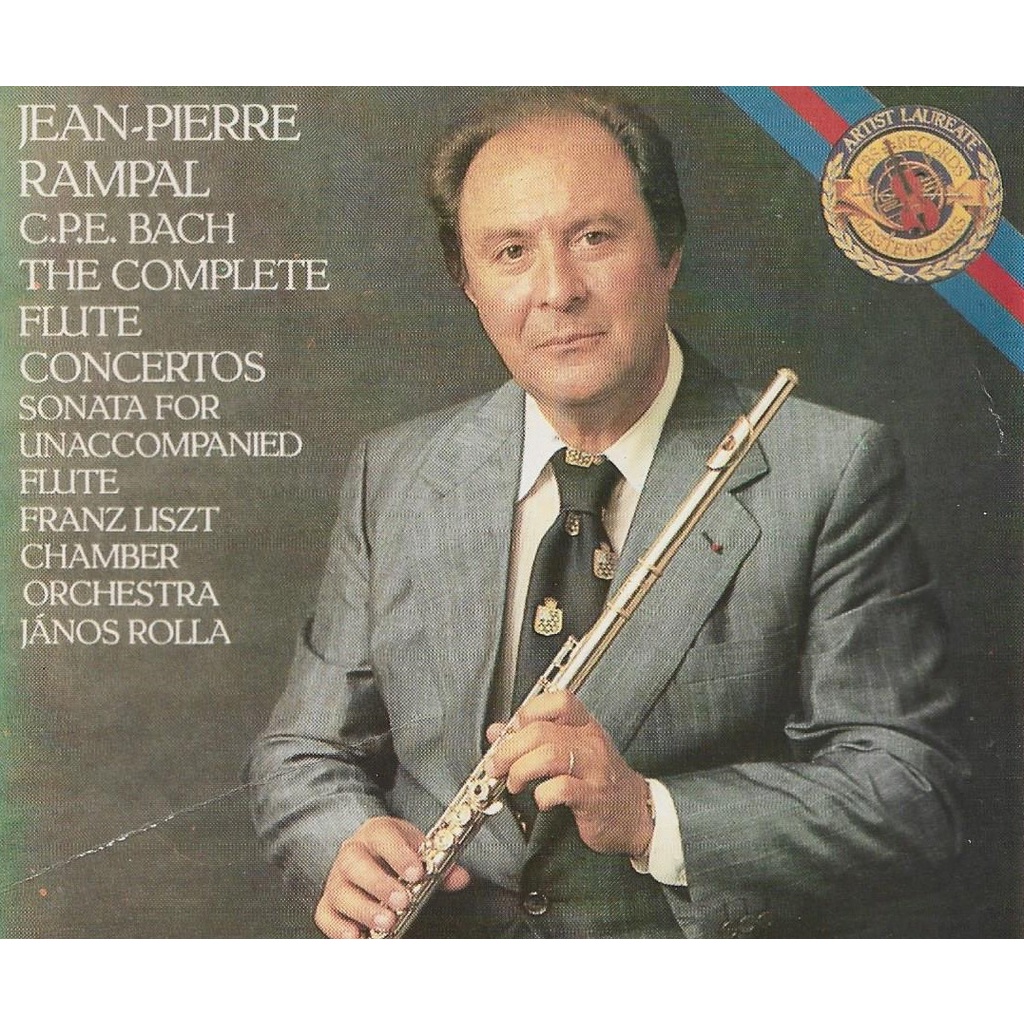 Jean-Pierre Rampal - Cd Concertos Para Flauta - Carl Philip Emanuel ...