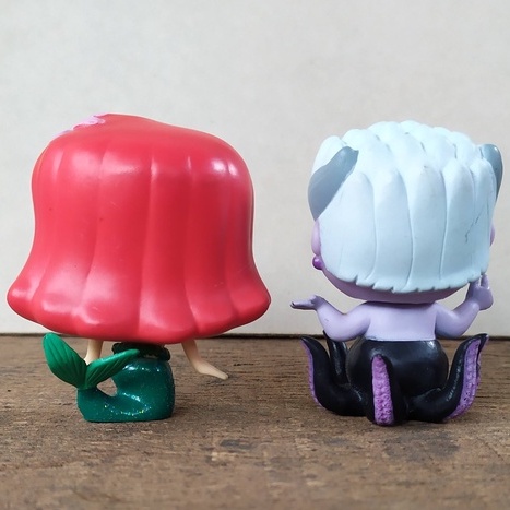 Mini 2-Pack Funko Pop! Little Mermaid: Ariel & Ursula - Raras - A Pequena  Sereia