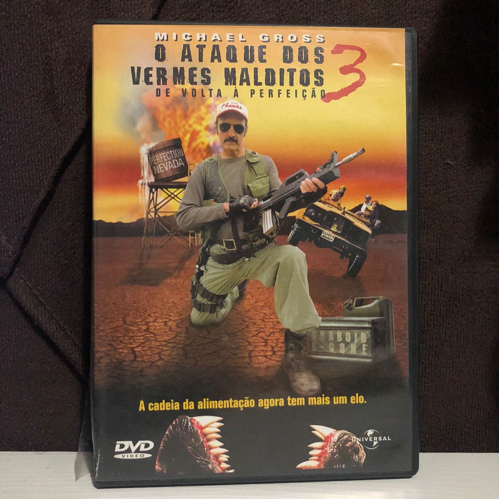 DVD O Ataque dos Vermes Malditos 3 (1ª Edição Universal) | Shopee Brasil