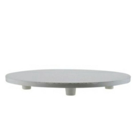 Tabuleiro para Bolos Redondo 40cm em Mdf 9mm Branco