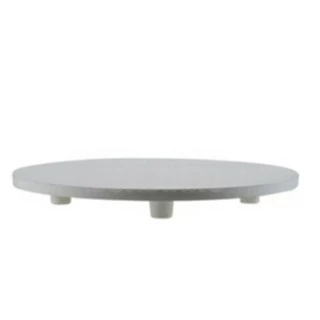 Tabuleiro para Bolos Redondo 40cm em Mdf 9mm Branco
