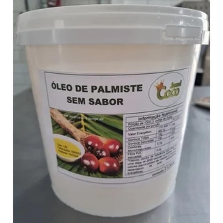 Óleo De Coco em balde de 3 litros Palmiste Sem Sabor Jund Coco