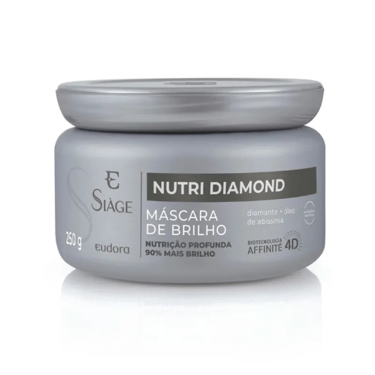 Máscara Capilar de Brilho Siàge Nutri Diamond 250g