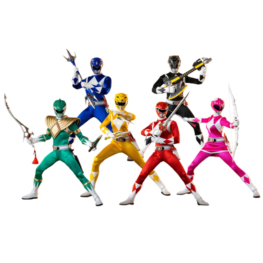 Power Rangers Threezero 1/6 Scale Figures Full Pack | Shopee Brasil