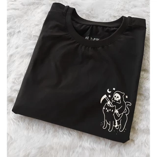 Camiseta/Babylook DEATH (caveira) / 100% algodão