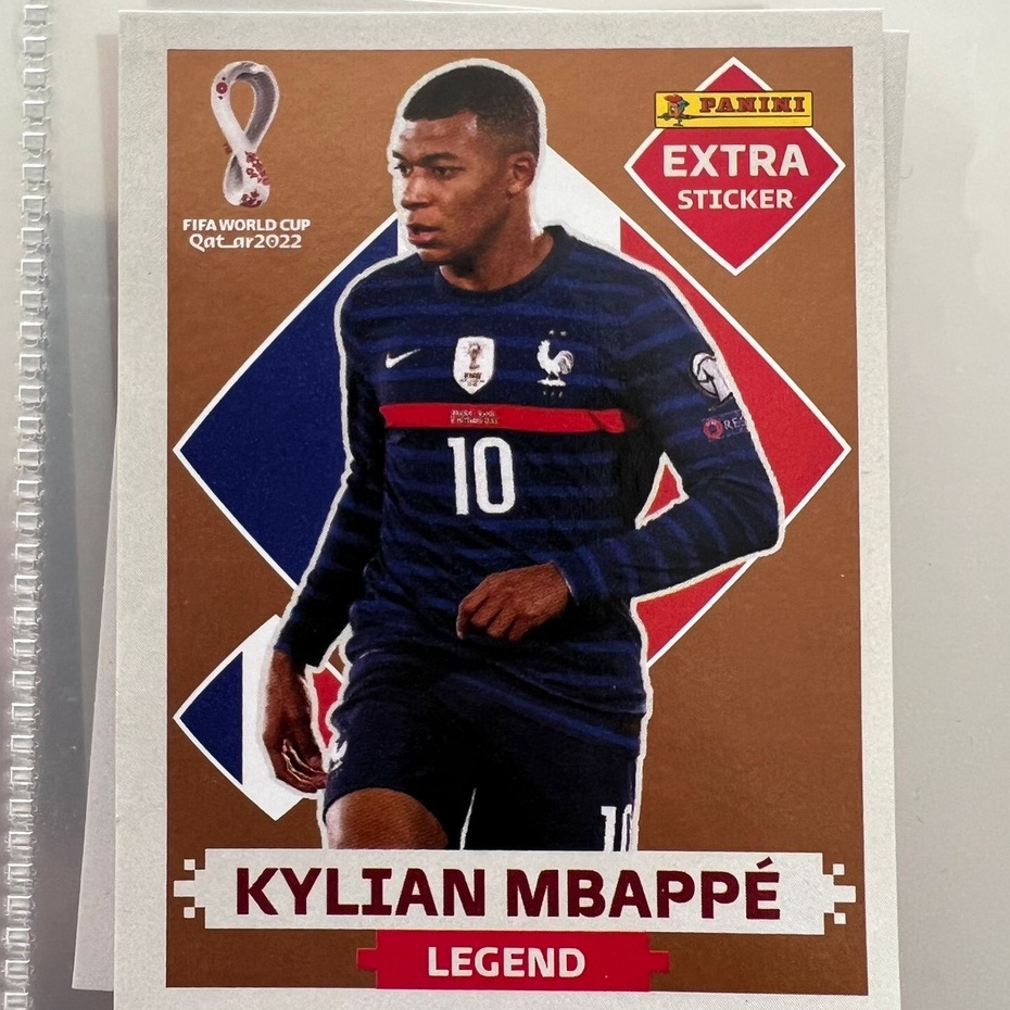 Figurinha Mbappe Legend Bronze Album Copa 2022