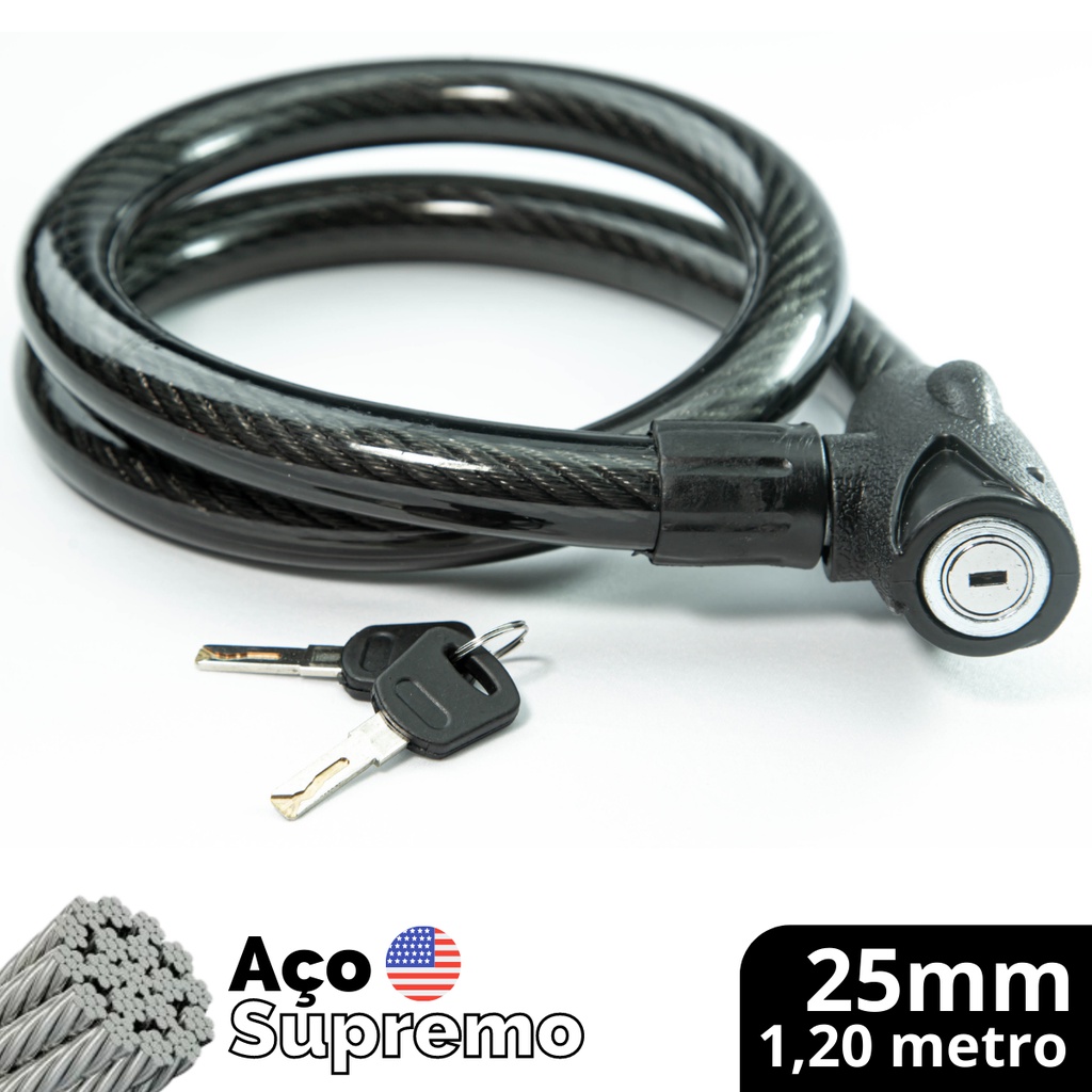 Entity KL15 Bicycle Security Cable Lock with Key