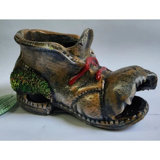 Enfeite Bota Decorada Para Aquários Decoração Aquários