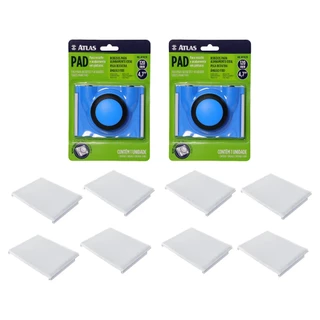 Kit 2 Pad Recorte Para Pintura Em Paredes + 8 Refils Atlas