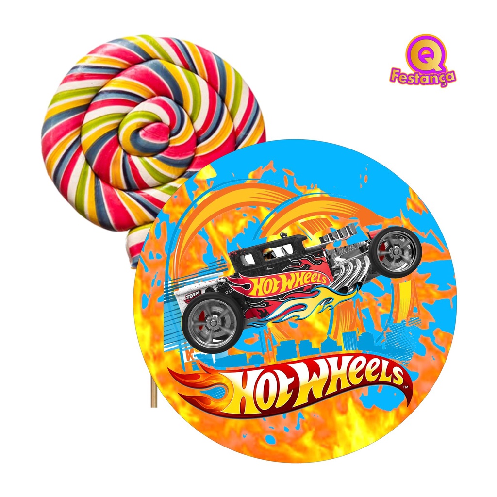 Pista Hot Wheels Grande Para Carrinhos Completa Br61 - Amo Adesivo