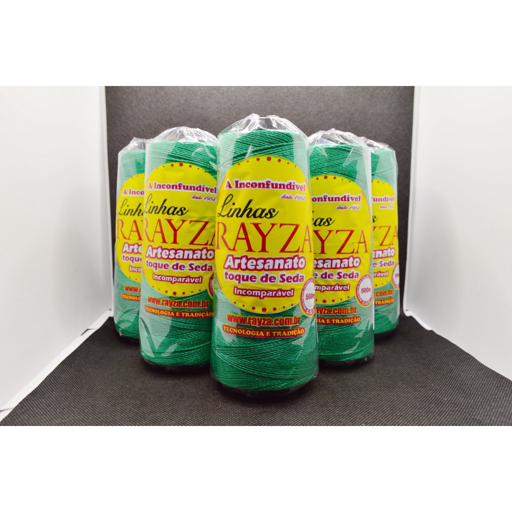 Linhas Rayza Artesanato ++ Grossa tex 288 Heat-Set 98043 Verde Bandeira ...