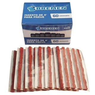 Refil Conserto Macarrao Carro De Pneu Sem Câmara Caixa 60 Pc